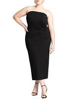 Eloquii Plus Corset Column Dress