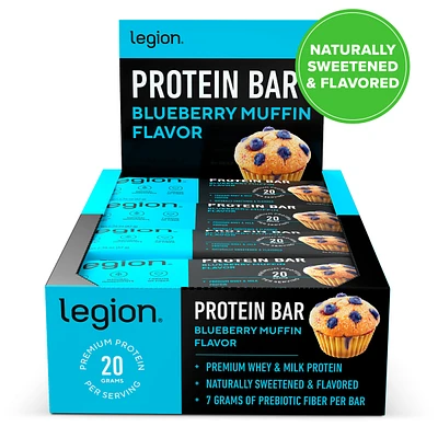 Legion Athletics Natural High-Protein Bars - Box of 12