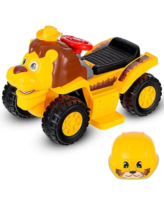 Sugift 6V Electric Kids Ride On Lion Animal Toddler Car