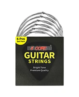 5 Core Electric Nickel Guitar Strings • 0.009-.042 Gauge w Deep Bright Tone for 6 String Guitars -Gs El Nk