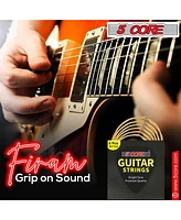 5 Core Guitar Strings • 0.010-0.047 Phosphor Bronze w Deep Bright Tone for 6 String Acoustic Guitars - Gs Ac Bz