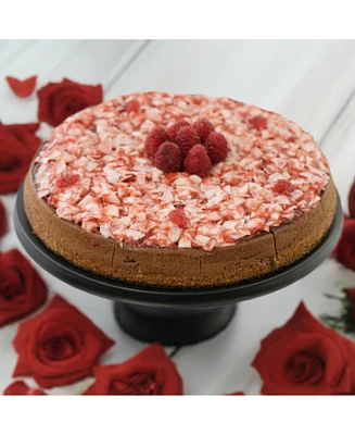 Andy Anand Chocolatier Andy Anand Sugar Free Raspberry Coconut Chocolate Cheesecake 9" with Real sugar free Chocolate Truffles, Made Traditionally for