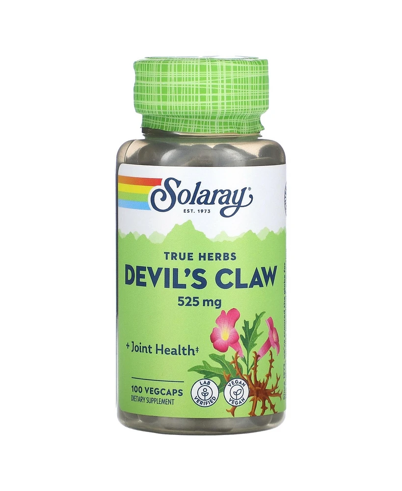 Solaray Devil's Claw 525 mg - 100 VegCaps - Assorted Pre