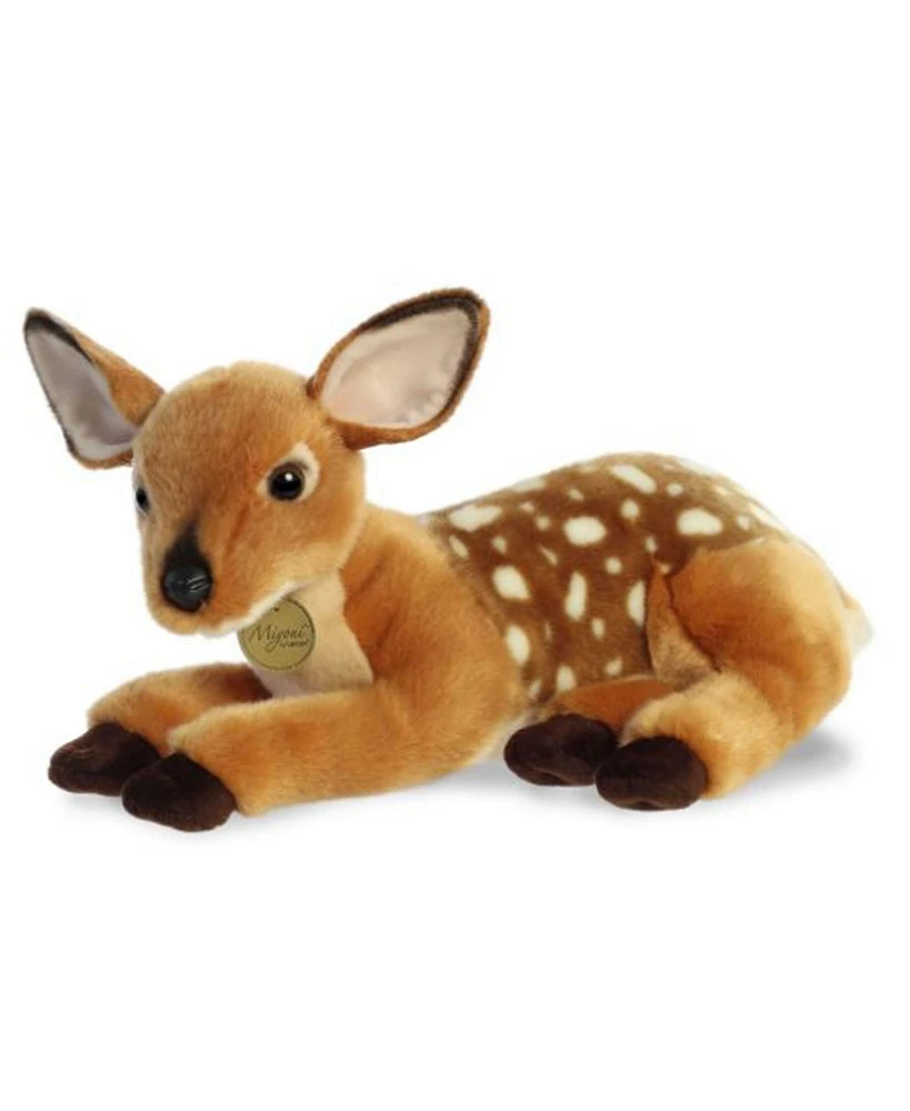 Aurora Miyoni Deer Laying 15 Inch Plush