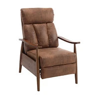 Wood Frame Armchair, Modern Accent Chair Lounge Chair For Living Room