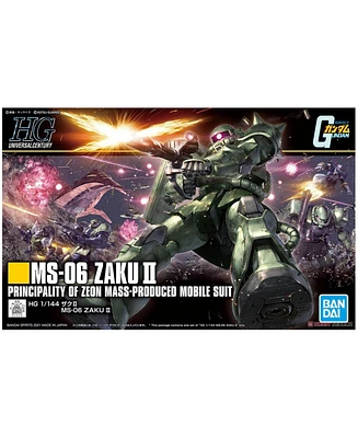 Bandai Mobile Suit Gundam Hg Ms-06 Zaku Ii 1:144 Scale Model Kit