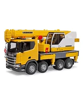 Bruder 1/16 Scania Super Liebherr Crane Truck