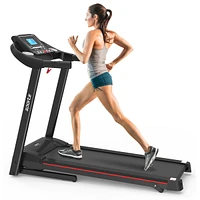 Streamdale Furniture Fitshow App Home Foldable Treadmill With Incline, Folding Treadmill For Home Workout