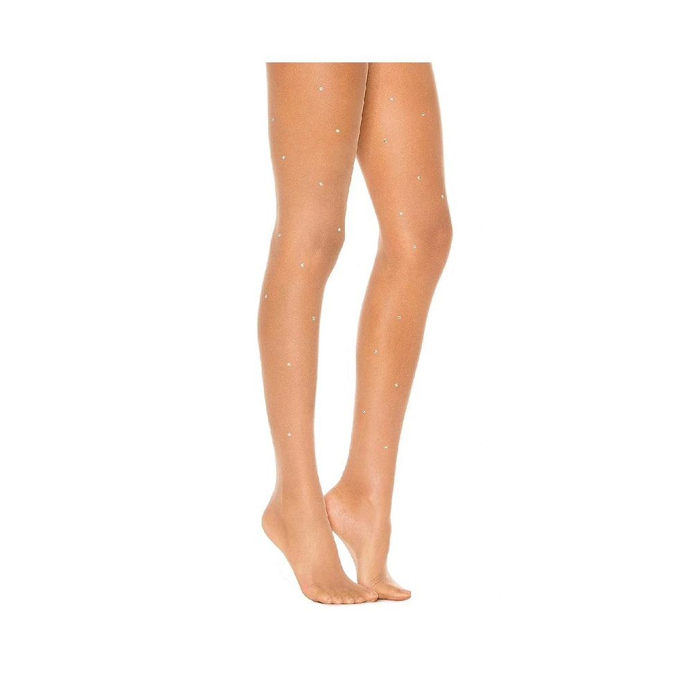 Stems Women's Crystal Sheer Tights