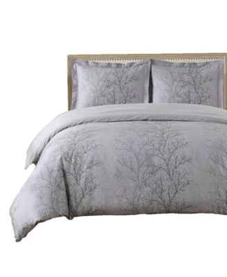 Egyptian Linens Arboreal 100 Cotton Duvet Cover Set