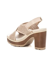 Women's Cross Strap Heeled Sandals By Xti