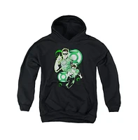 Justice League Boys of America Youth Gl Action Pull Over Hoodie / Hooded Sweatshirt