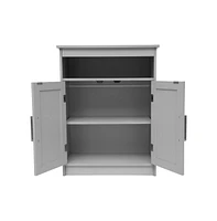 Merrick Lane Vigo Bathroom Storage Cabinet With Adjustable Shelf