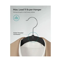 Slickblue Velvet Coat Hangers, Non-slip Clothes Hangers, With Shoulder Notches, 30 Pieces