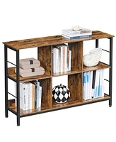 Slickblue Bookshelf, Bookcase With 6 Storage Cubes, For Office, Living Room, Bedroom