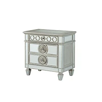 Streamdale Furniture Varian Nightstand In Mirrored