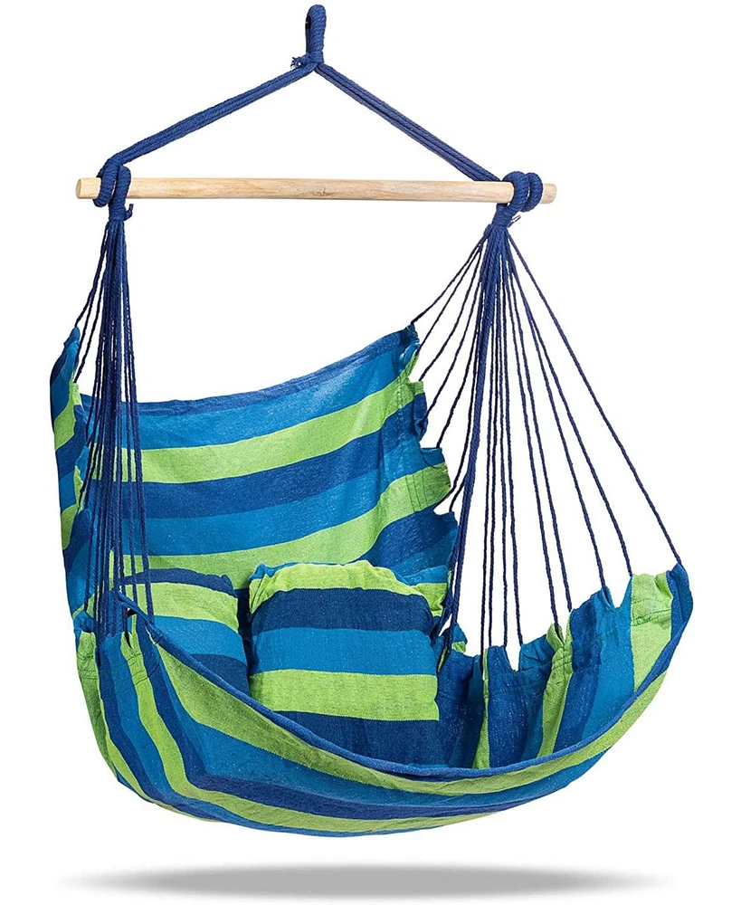 Sorbus Hanging Rope Hammock Chair Swing Seat