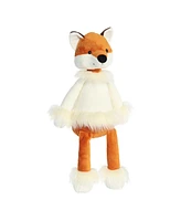 Aurora Large Winter Cozies Farah The Fox Holiday Festive Plush Toy White 15.5"