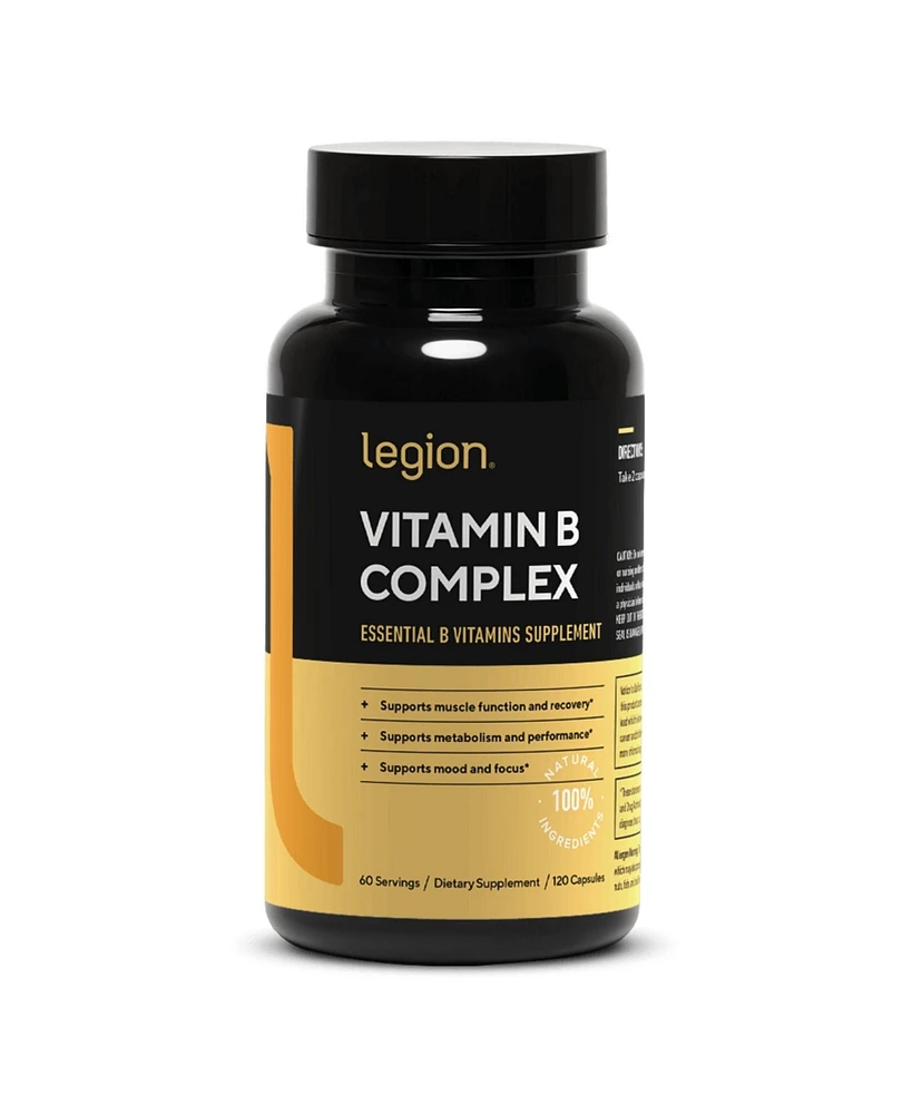 Legion Athletics Legion Vitamin B Complex Essential Supplement - 60 Servings