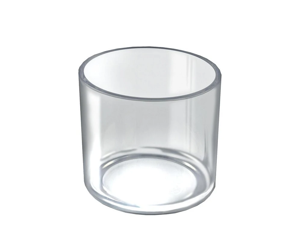 Azar Displays 6" Dia. Deluxe Clear Acrylic Round Cylinder Bin for Counter, 2