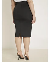 Eloquii Plus Neoprene Pencil Skirt