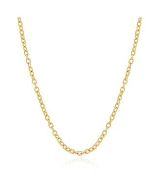 The Lovery Textured Link Chain Necklace