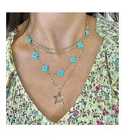 The Lovery Open Star Necklace 14K Gold