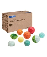 Kaplan Early Learning Textured Mix and Match Balls - Set of 8 - Assorted pre