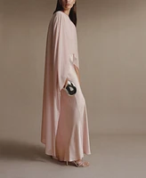 Mango Women's Open-Back Satin-Effect Dress