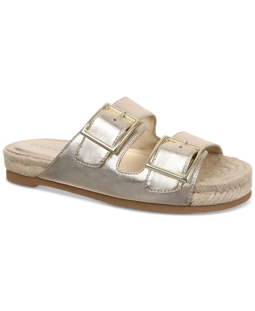 On 34th Women's Milaa Buckled Footbed Sandals, Created for Macy's