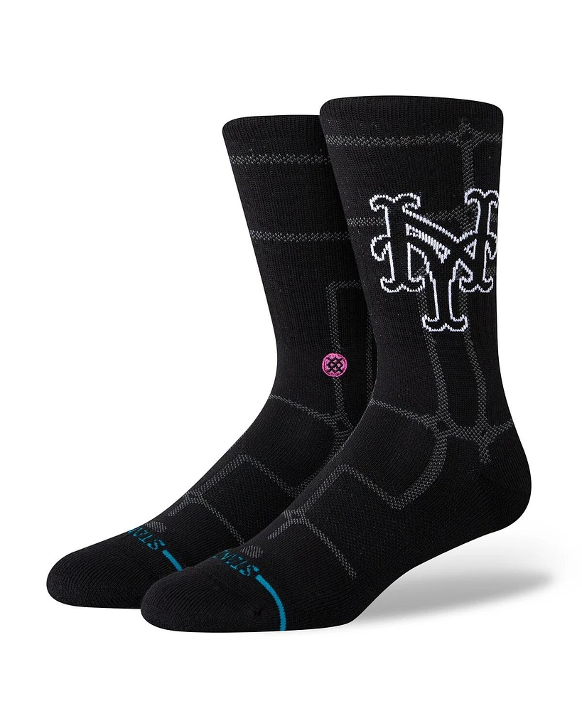 Stance Men's and Women's Black New York Mets 2024 City Connect Crew Socks