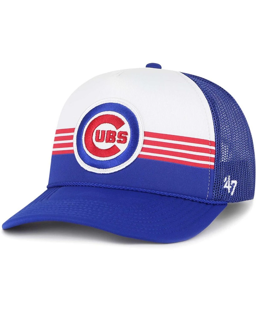 47 Brand Men's Royal Chicago Cubs Lift Off Foam Front Mesh Trucker Adjustable Hat