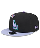 New Era Men's Black/Purple Los Angeles Dodgers Grape Big League Chew Flavor Pack 9FIFTY Snapback Hat