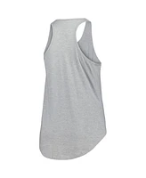 Fanatics Women's Heather Gray New York Rangers Plus Racerback Tank Top