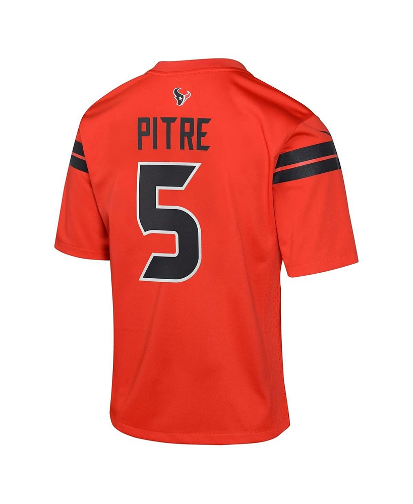 Nike Big Boys and Girls Jalen Pitre Houston Texans Alternate Game Jersey