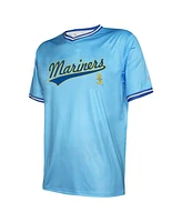 Stitches Men's Light Blue Seattle Mariners Cooperstown Collection Team Jersey