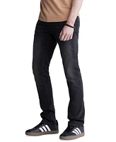 Buffalo David Bitton Men's Ash Slim-Fit Fleece Black Jeans Sanded Wash