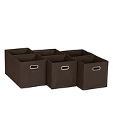 Household Essentials 6 ct Open Fabric Cube Storage Bins