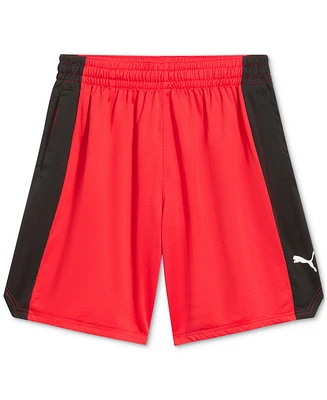 Puma Men's Shot Blocker Colorblocked Logo Shorts