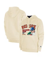 New Era Men's Cream Boston Red Sox Big League Chew Pullover Hoodie