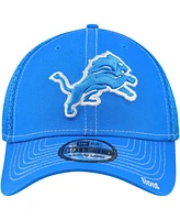 New Era Men's Blue Detroit Lions Neo 39THIRTY Flex Hat