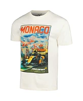 Outerstuff Men's Natural McLaren F1 Team 2024 Monaco Grand Prix the Streets of T-Shirt