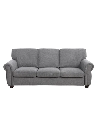 Simplie Fun Dark Grey 3 Seater for Home or Office Use