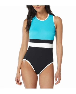 Beach House Sport Women's Aspire Ribbed One Piece Swimsuit