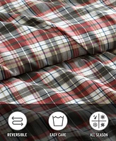 Eddie Bauer Astoria Plaid Microsuede Piece Duvet Cover Set