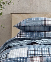 Eddie Bauer Hawthorne Reversible 3 Piece Quilt Set, King