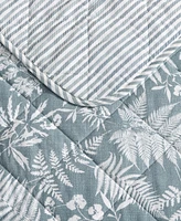 Eddie Bauer Fern Garden Reversible Piece Quilt Set