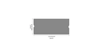 Universal Canopy Cover Replacement For 12x9 Ft Curved Outdoor Pergola Structure-Grey
