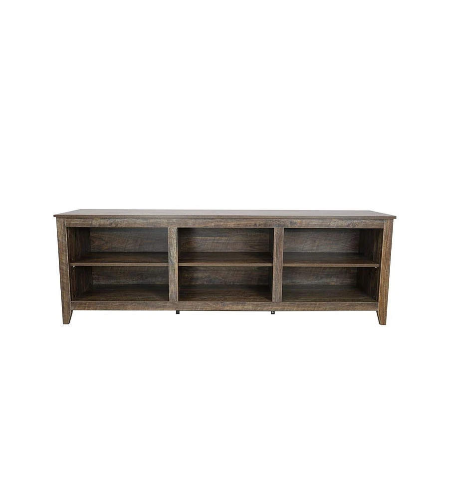 Simplie Fun Brown Tv Stand for 70 Inch Tv with Storage