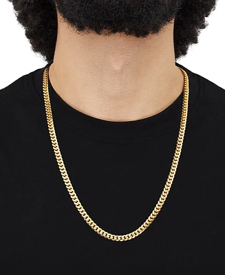 Italian Gold Miami Cuban Link 26" Chain Necklace (6mm) in 10k Gold